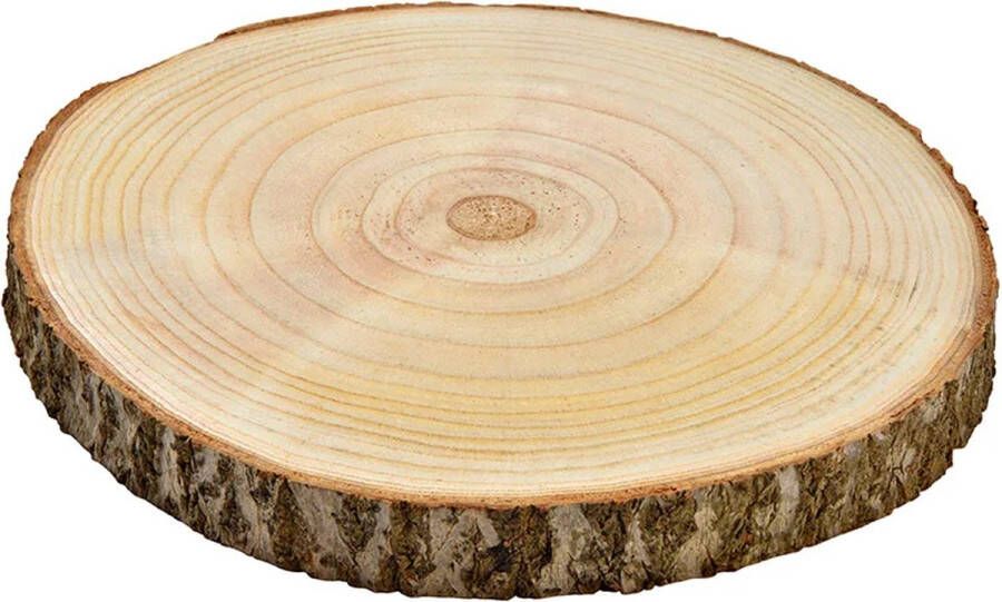 Bord Decoratiebord Sierbord Onderbord Houten boomschijf 30 cm