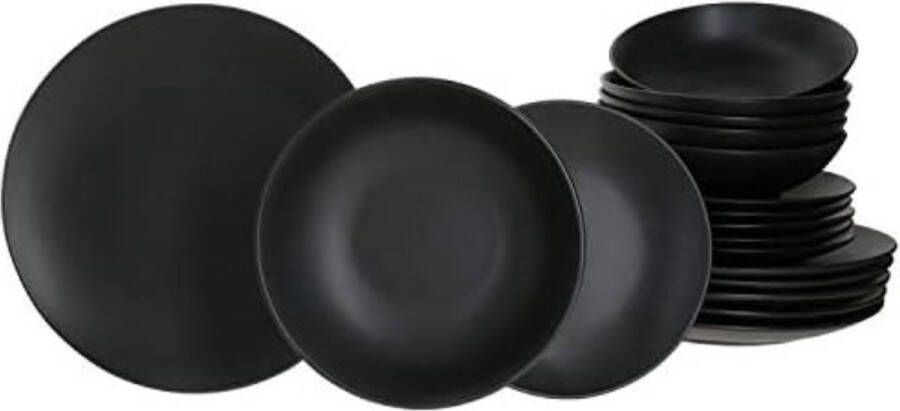 Bordenset servies Bordenset zwart