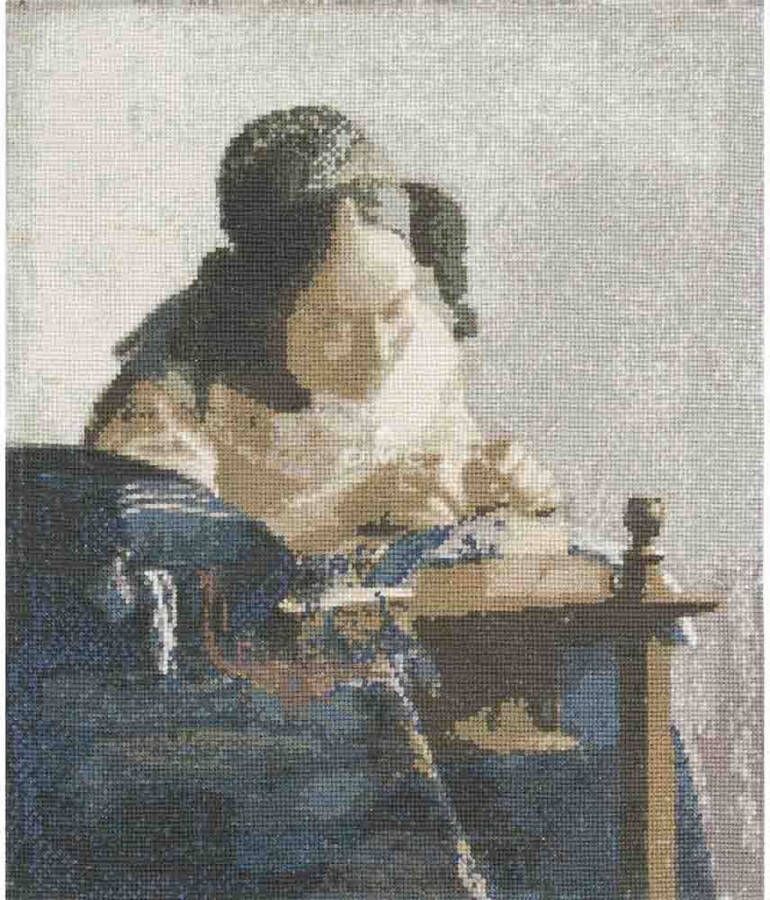 DMC Borduurpakket De Kantwerkster Louvre collectie