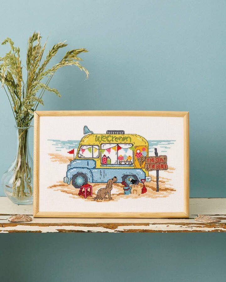 Borduurpakket Icecreamtruck Permin