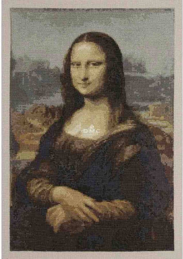 DMC Borduurpakket Mona Lisa Louvre collectie