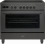 Boretti MLI95BMAT Inductiefornuis Milano met Oven 5 Kookzones 90 cm Antraciet - Thumbnail 1