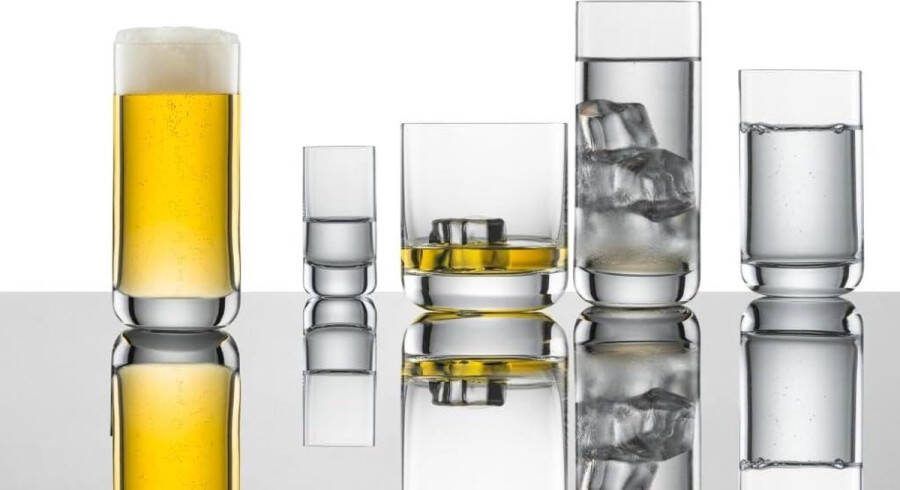 Borrelglas set van 6 rechtlijnige borrelbekers vaatwasmachinebestendig Made in Germany Tritan-kristalglas