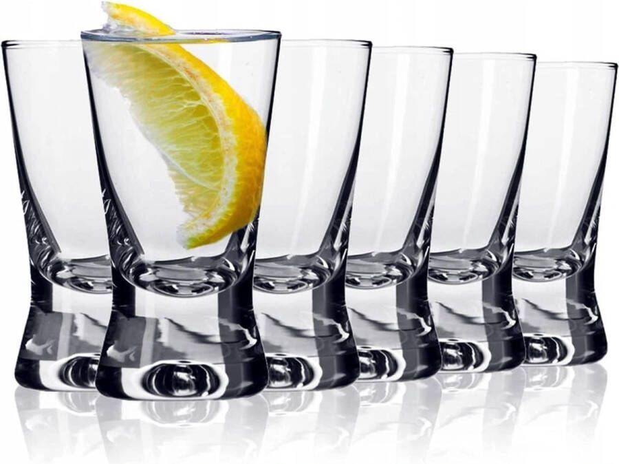 Borrelglazen 25 ml 2 5 cl Set van 6 borrelglazen Cocktailglas Shooter Glass