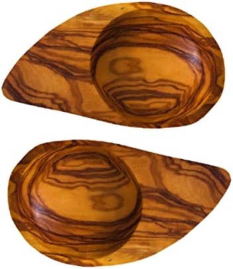 Borrelplank Olijfhout Tapas Set