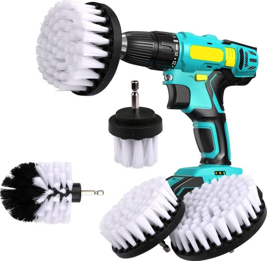 Borstelset voor Boormachine Luxe set Hoge Kwaliteit Drill Brush Boor Borstel