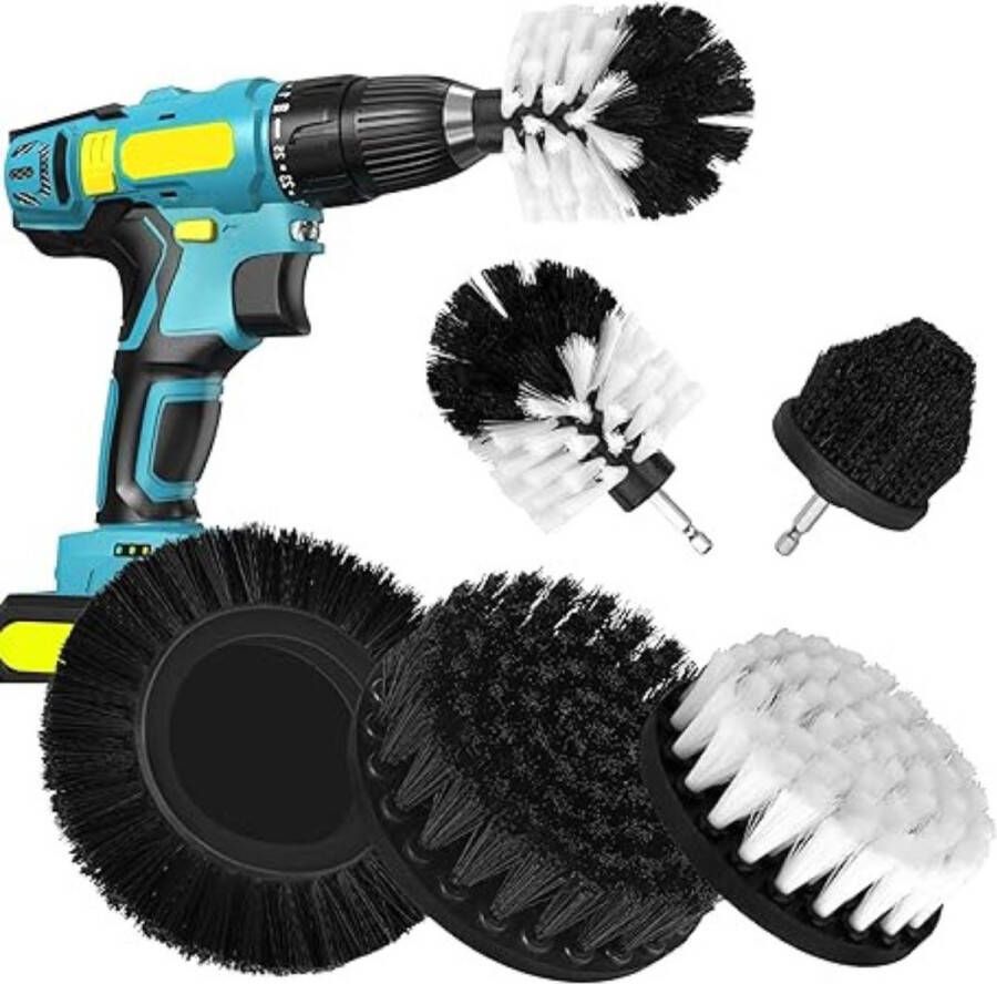 Borstelset voor Boormachine Luxe set Hoge Kwaliteit Drill Brush Boor Borstel