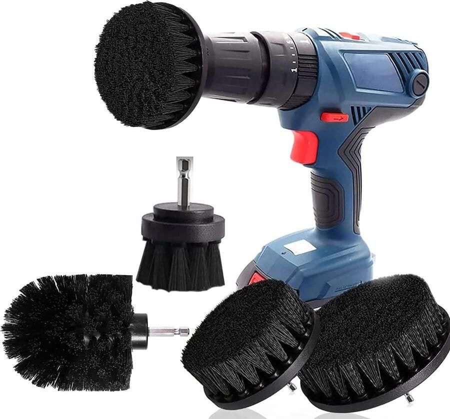 Borstelset voor Boormachine Luxe set Hoge Kwaliteit Drill Brush Boor Borstel