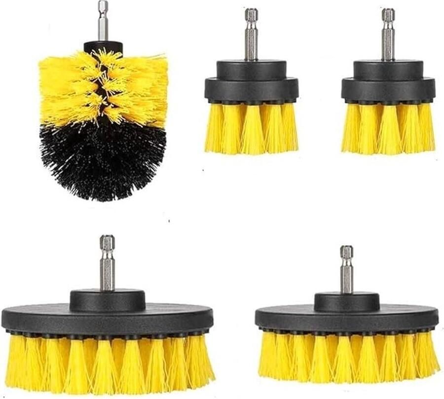 Borstelset voor Boormachine Luxe set Hoge Kwaliteit Drill Brush Boor Borstel