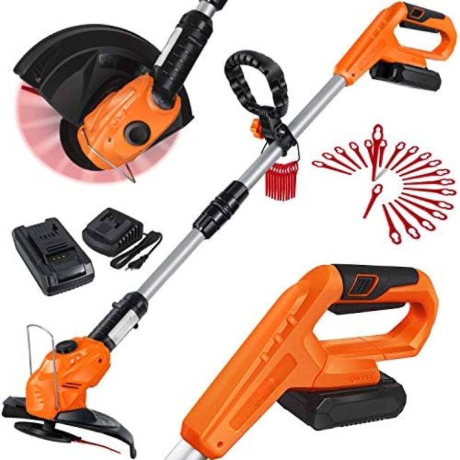 Bosmaaier Electrisch Electrische Onkruidborstel Bosmaaier Electrisch Oranje