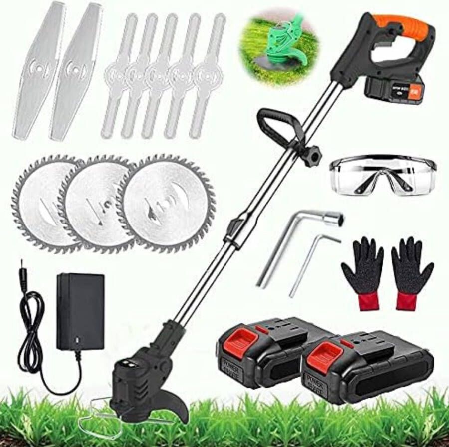 Bosmaaier Electrisch Electrische Onkruidborstel Bosmaaier Electrisch Zwart
