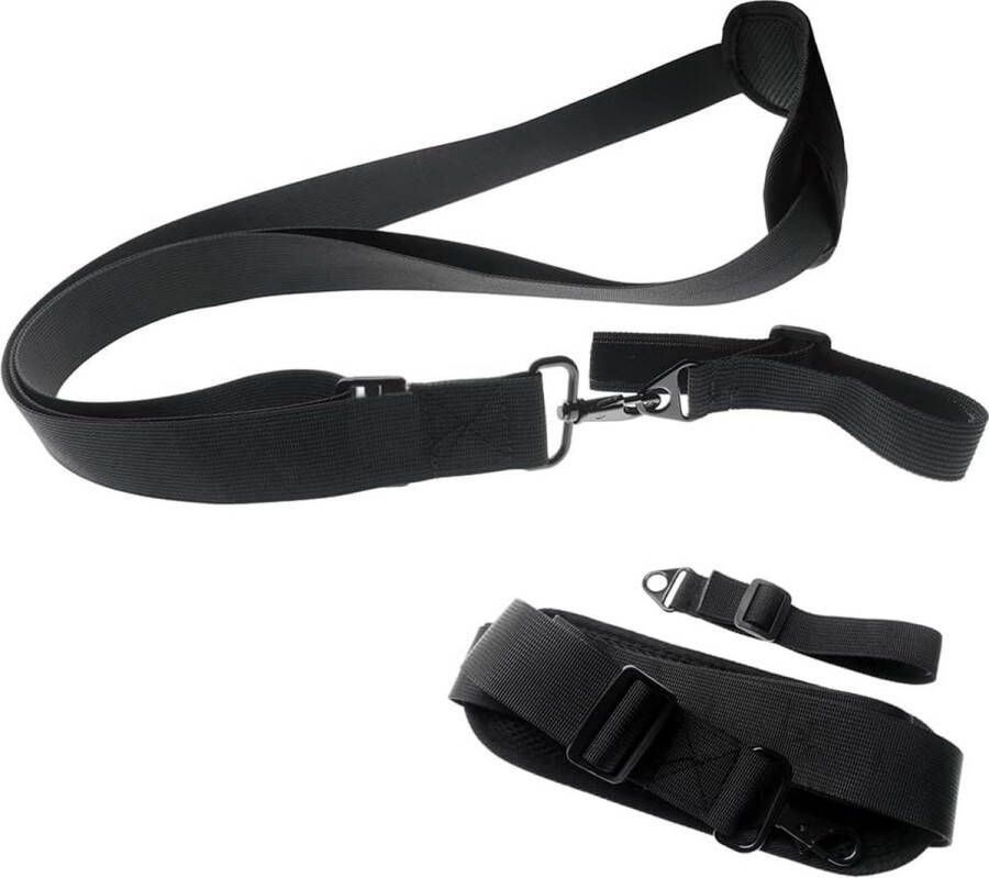 Bosmaaier Harnas Verstelbaar Duurzaam Draagharnas Nylon Riemaccessoire Universeel Harnas Schouder Riemen Harnas Accessoires Voor Grasmaaiers Weed Eater Strap Zwart Voor Bosmaaier Gras Trimmer