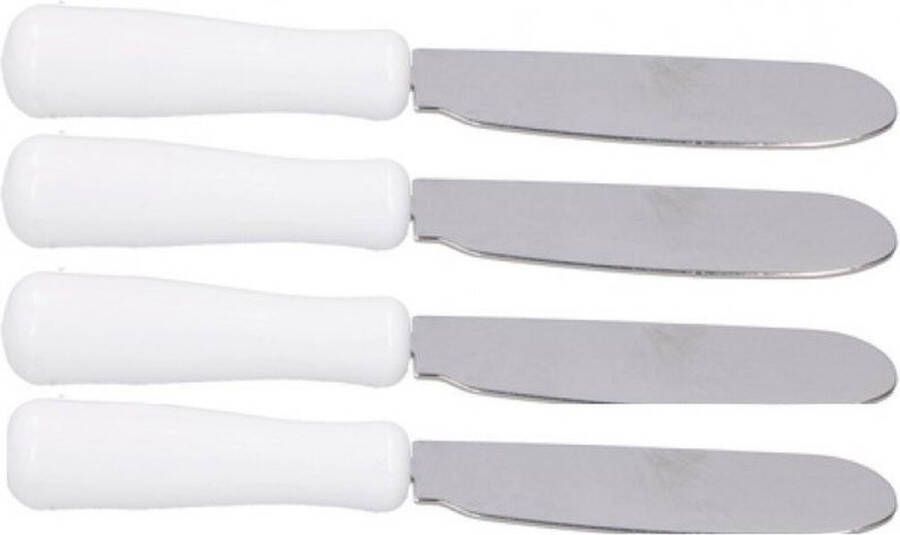 Merkloos Botermesjes 4 stuks Besteksets