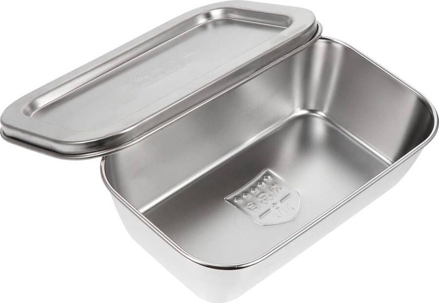 Botervloot roestvrij staal boter opbergdoos met deksel 320 ml boterschaal dessertbord boter cake kaas container serveerservies restaurant thuis keuken eettafel koelkast
