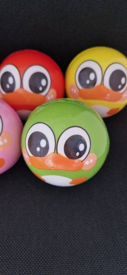 Bounce Ball eend bouncy ball duck worden per 2 verkocht Speelgoed Rainbow Werpbal Stuiterbal Speelgoed voor kinderen