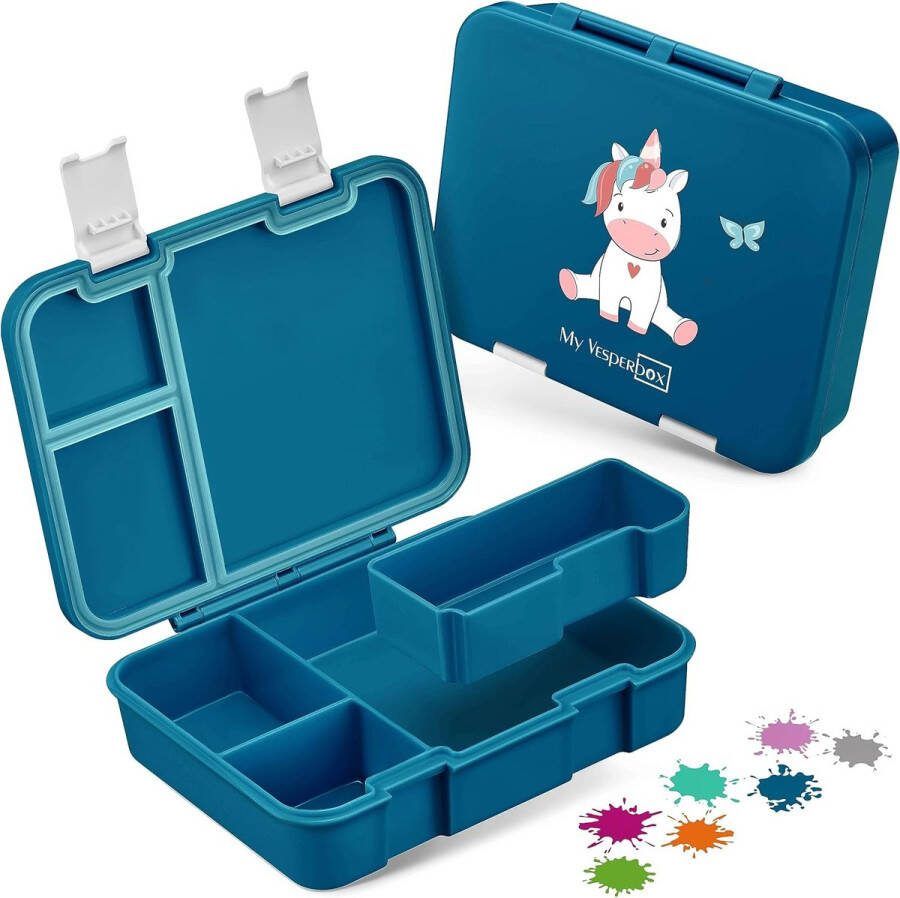 Box broodtrommel voor kinderen extreem robuuste broodtrommel ideaal voor de kleuterschool en op school