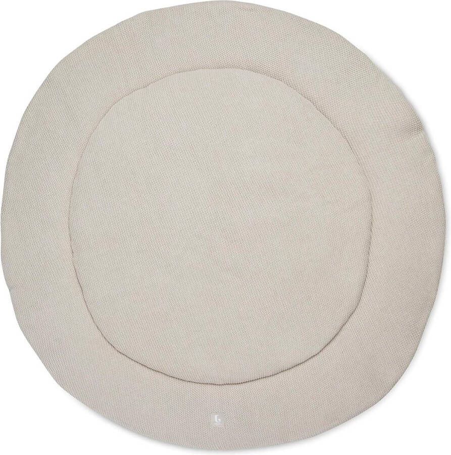 Boxkleed voor Baby's Rond Basic Knit Nougat Speelkleed Baby Ø 95 cm Beige