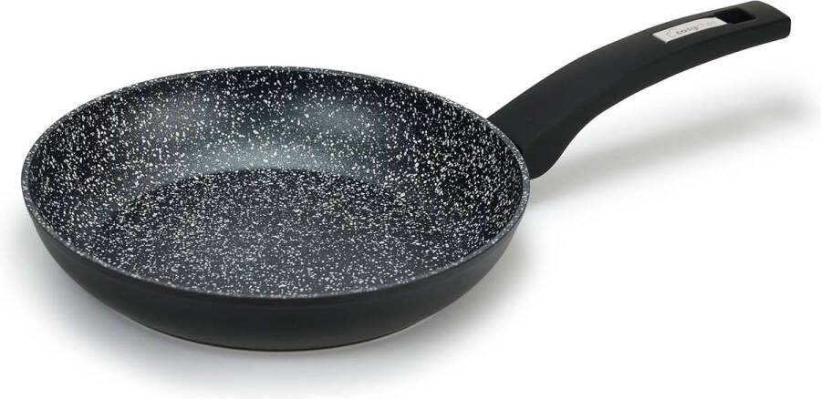 Braadpan 24 cm braadpan met antiaanbaklaag granieten omletpan geschikt voor alle warmtebronnen ook inductie