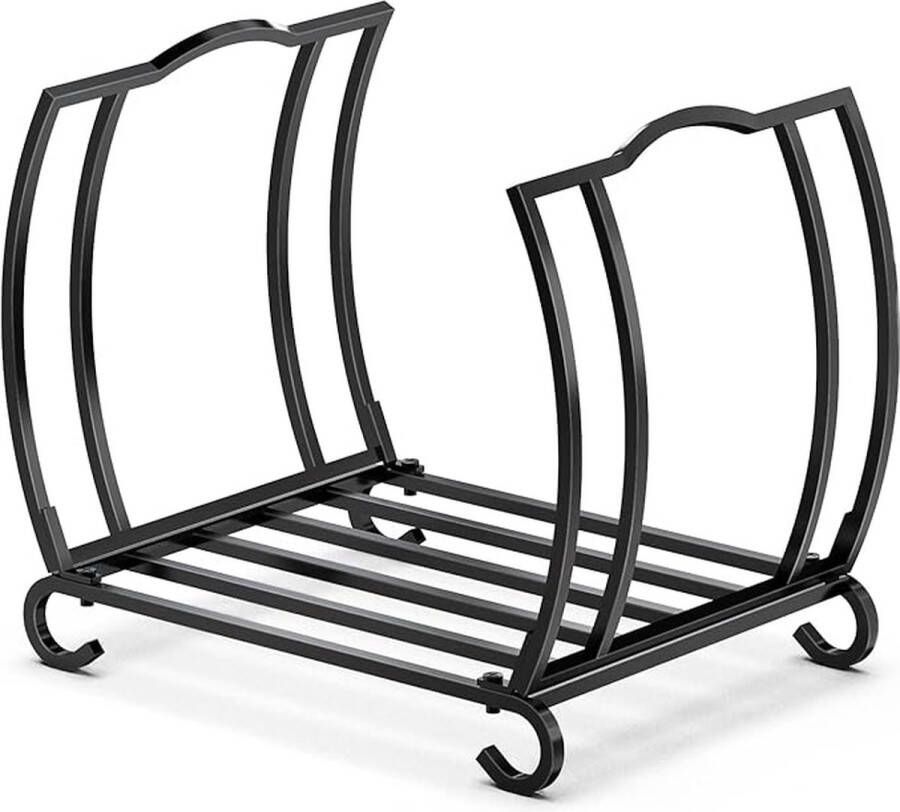 Brandhoutrek Firewood Rack Metal Firewood Rack for Indoor and Outdoor