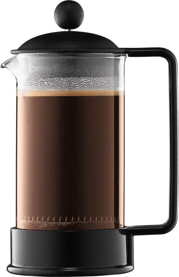 Brazil Cafetière (Frans perssysteem permanente filter van roestvrij staal) zwart 0 35L