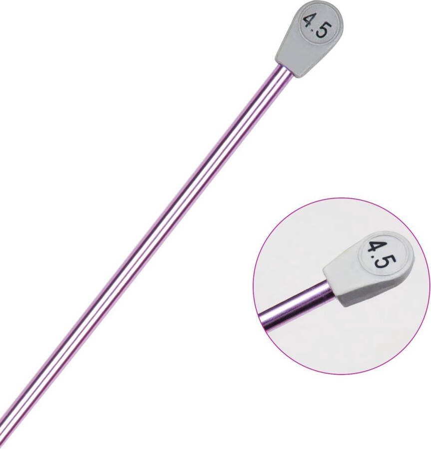 Breinaalden 4 5 mm Britse maat breinaalden 35 cm lang metalen breinaalden voor beginners Professionele breiers lichtgewicht breinaalden voor artritische handen