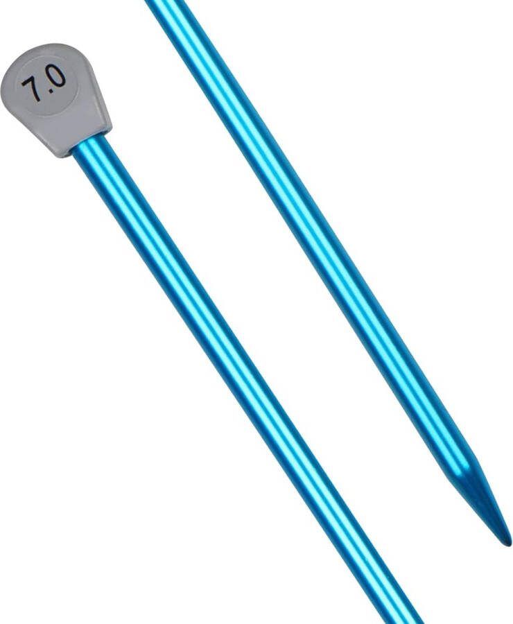 Breinaalden 7 0 mm Britse maat breinaalden 35 cm lang metalen breinaalden voor beginners Professionele breiers lichtgewicht breinaalden voor artritische handen