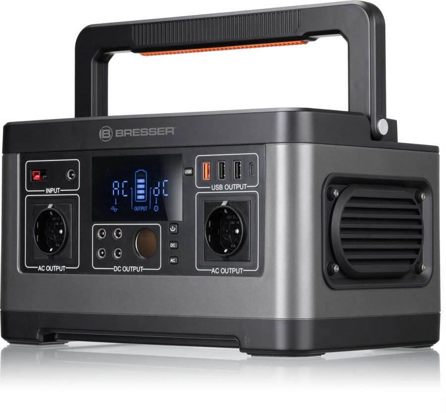 Bresser Mobiel Powerstation 500W Powerbank voor Opladen en Bedienen van Apparaten