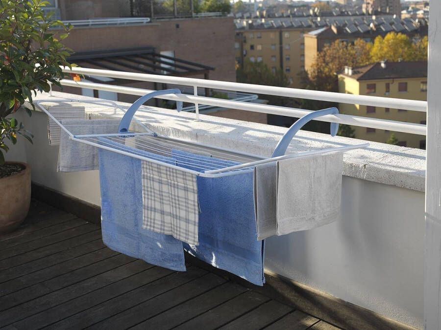 Brezza 200 Wasdroger voor balkon 18 m drooglengte max 15 kg wit 180 x 55 x 28 cm