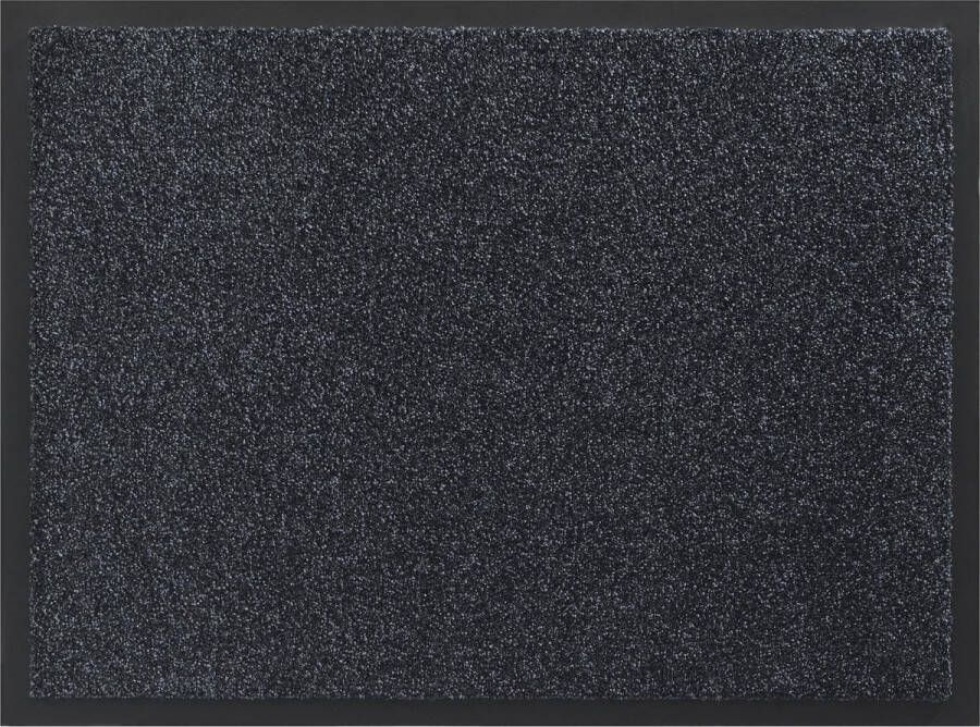 Hamat schoonloopmat Briljant zwart 60x80cm