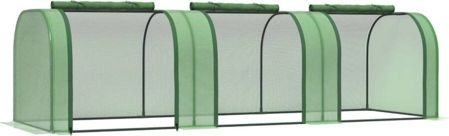 Broeikas Foliekas Kweekkas Tuinkas Kweektent Kas Groen 2 95 x 1 x 0 8 m