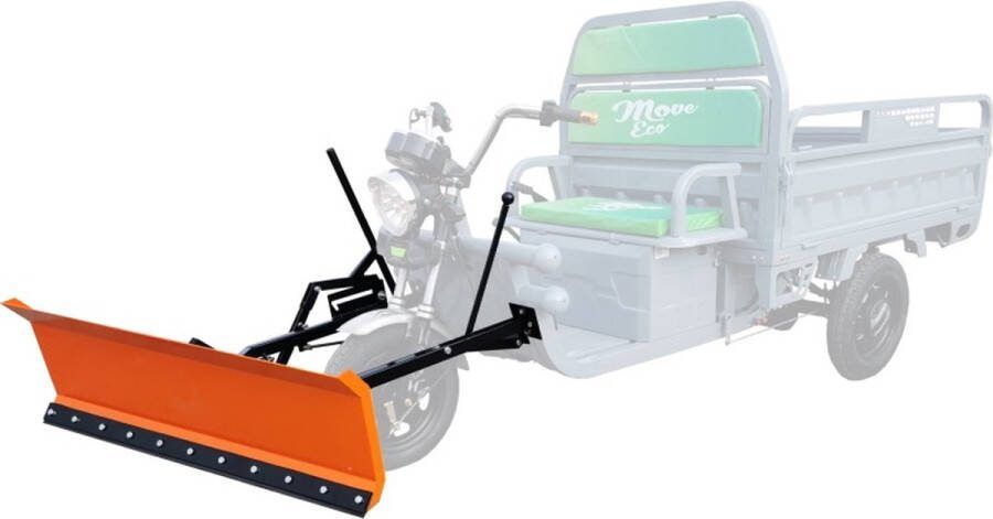 Bromfiets driewieler elektrische Tuk Cargo 500 met sneeuwblad