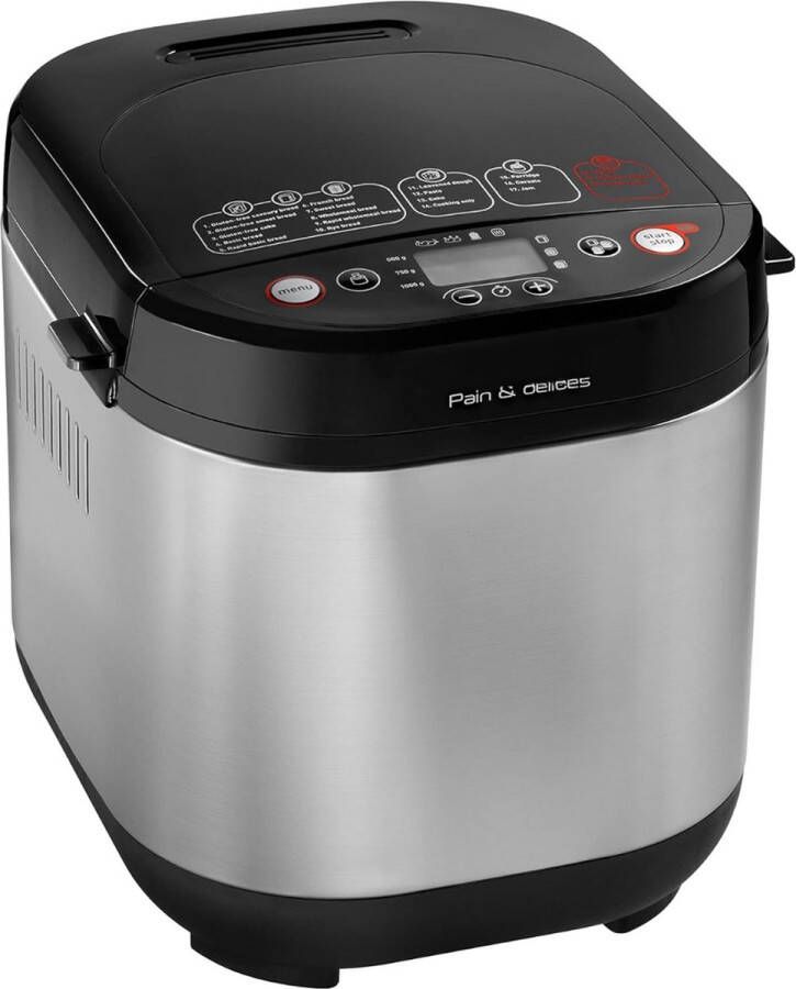 Broodbakmachine Broodmachine Meerdere Progamma's Timer Volledig Automatisch Makkelijk te Gebruiken