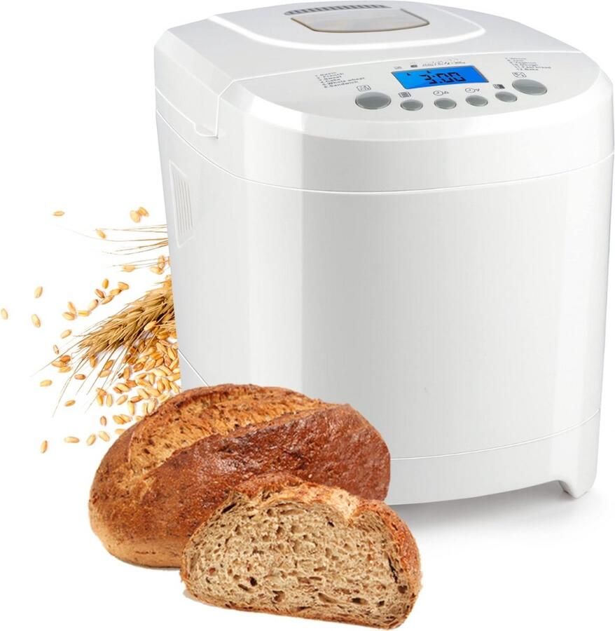 Broodbakmachine Broodmachine Meerdere Progamma's Timer Volledig Automatisch Makkelijk te Gebruiken