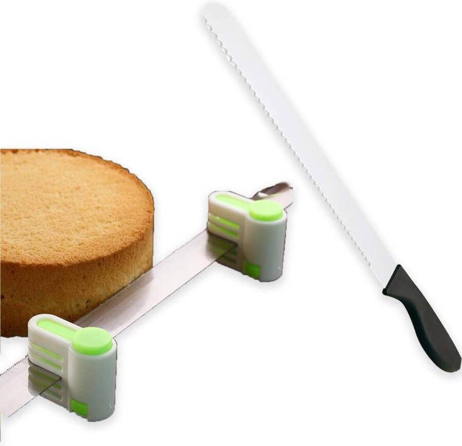 Broodmes 10-inch gekarteld broodmes niet-stick roestvrijstalen broodroostermes en antislip handvat