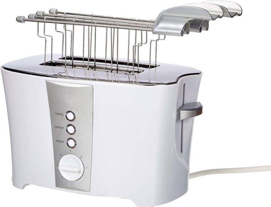Broodrooster met tostiklemmen Broodrooster Tostiapparaat Tostiklemmen Verschillende warmtestanden Must have voor in de keuken!