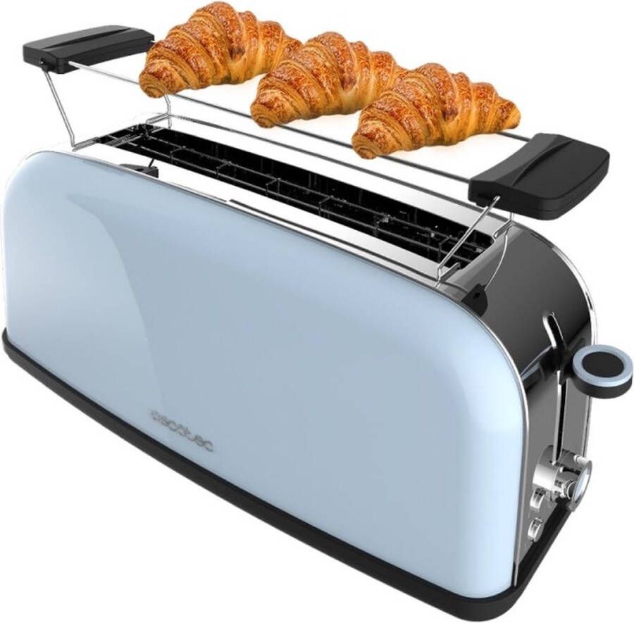 Broodrooster Toastin` time 850 Blue Long Cecotec