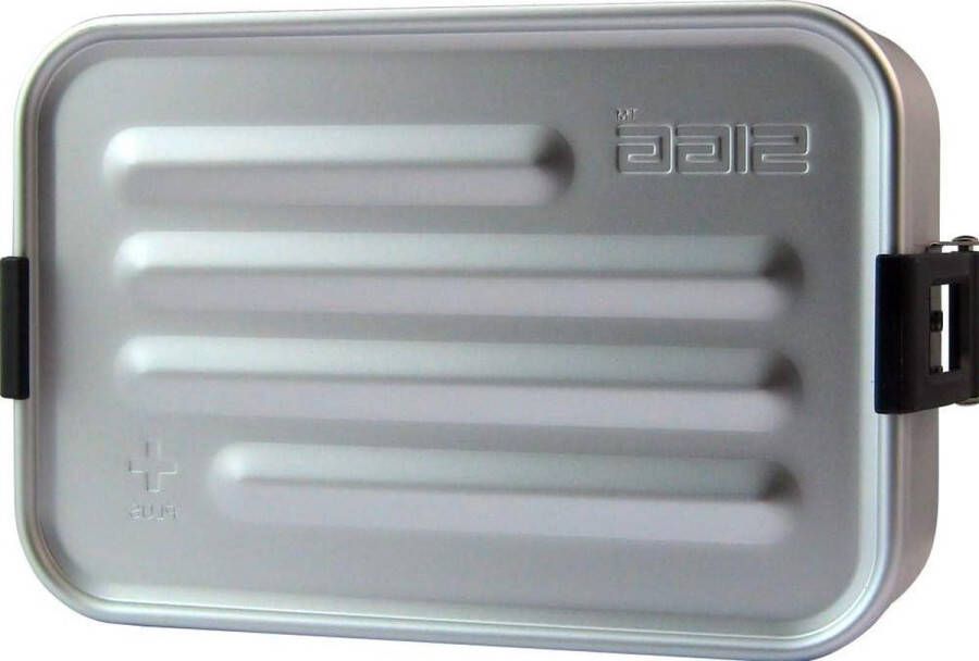 Broodtrommel Lunchbox Metal Box Plus S 08 L Moderne Aluminium Broodtrommel met Inzetstuk Lichtgewicht met Scheidingswand