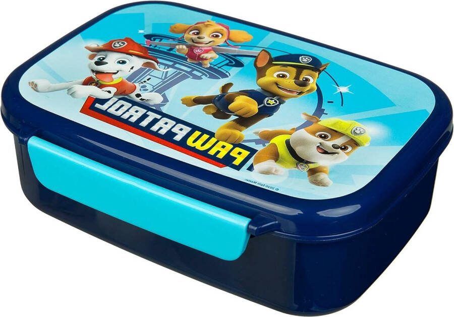 Broodtrommel voor kinderen met uitneembaar inzetstuk Paw Patrol kleuterschool sandwichbox van kunststof BPA-vrij lunchbox