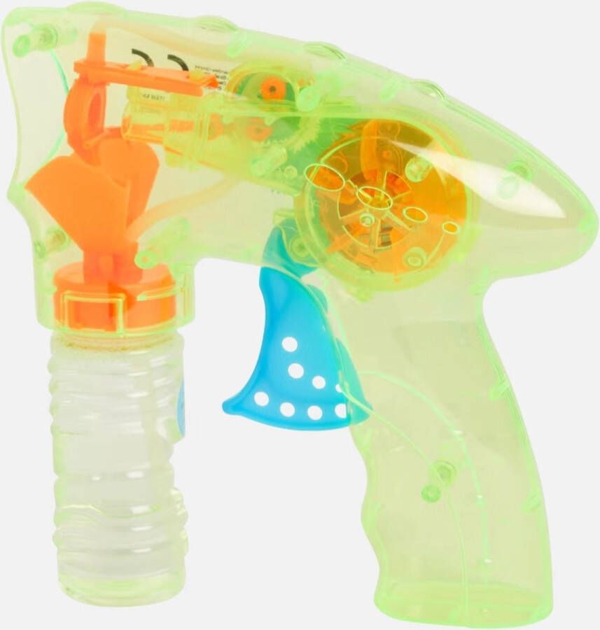 Bubble blow Bellenblaaspistool Met Led Licht- 60 ml Groen Roze Blauw + Enn navulverpakking een liter Spelletjes voor Kinderen Cadeau voor de Zomer