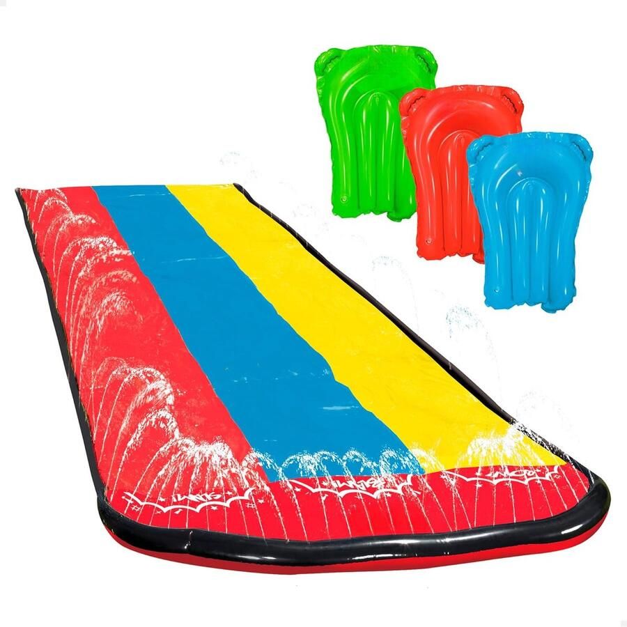Buikschuifbaan Waterspeelgoed Waterglijbaan Waterslide Watergijlbaan opblaasbaar 4 8m Must have voor in de zomer!