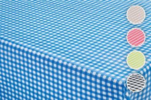 Buiten binnen tafelkleed tafelzeil boeren ruit boerenbont blauw wit (Premium kwaliteit) In 9 maten verkrijgbaar 140 x 140 cm