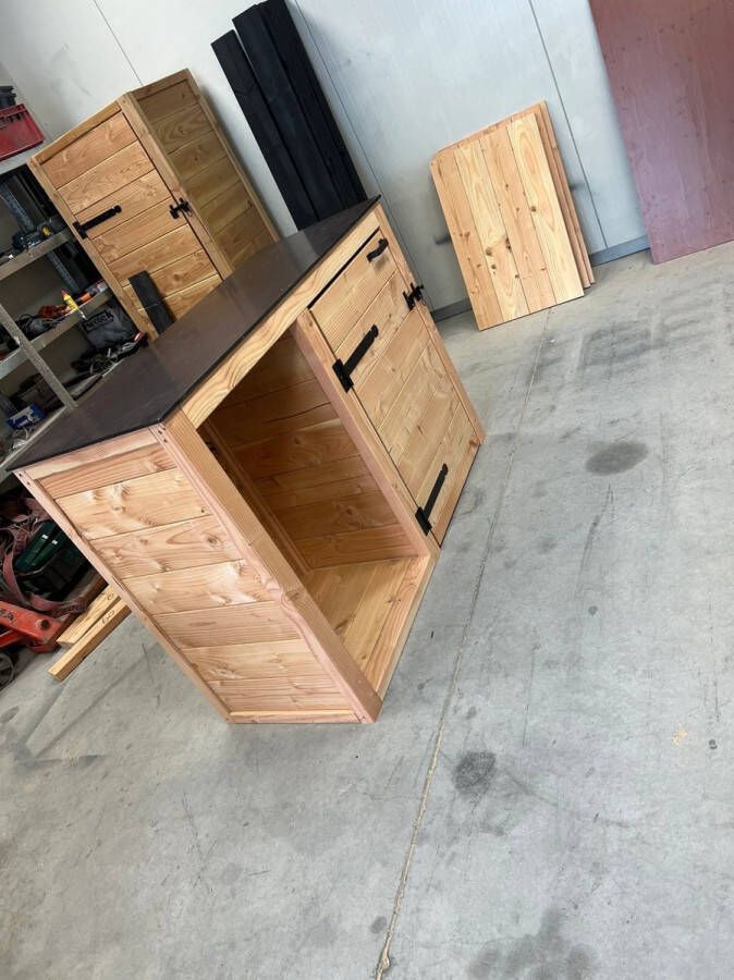 Buitenkeuken kast BBQ ombouw Buiten koken| buitenkast buitenkoken Barbecuetafel Buitenkeuken BBQ tafel LET OP GEEN BOUWPAKKET WORDT KANT EN KLAAR GELEVERD
