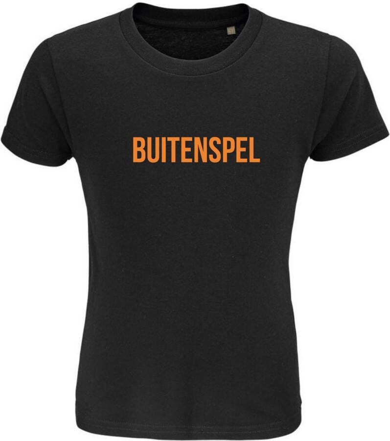 Pimp Studio Strijkapplicatie _ Voetbal _ Buitenspel ( oranje ) 2 stuks