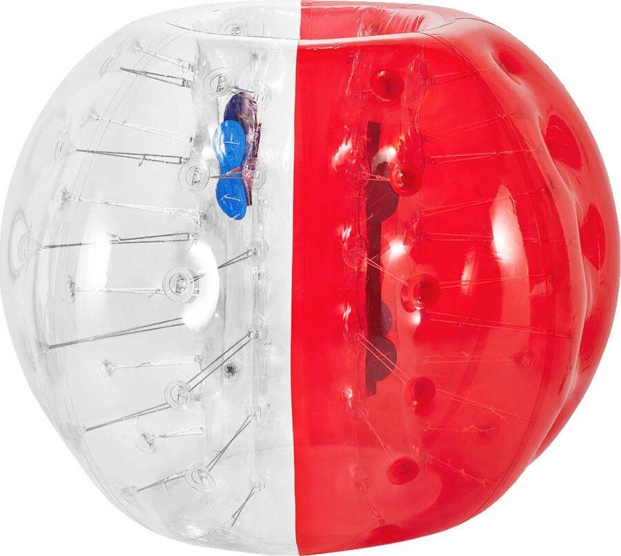 Bumperball Klassiek 150cm Rood TPU Materiaal Bubble Voetbal Opblaasbaar