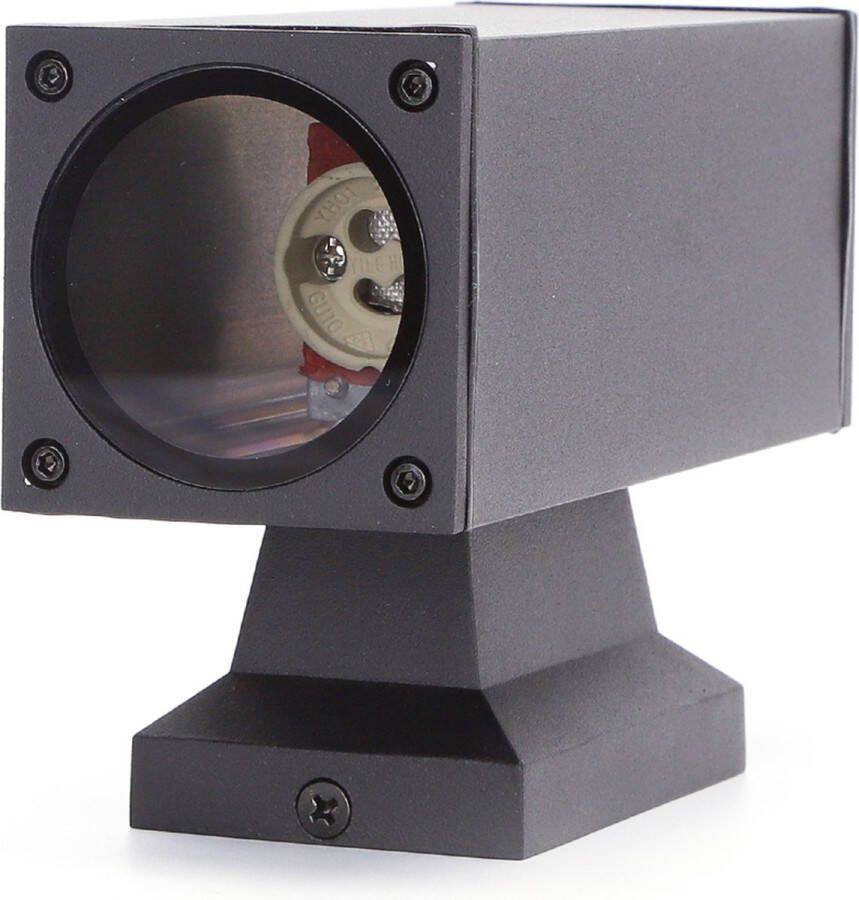 Bundelpakket LED Buiten Wandlamp Up en Down Zwart IP65 Incl. Wi-Fi spots