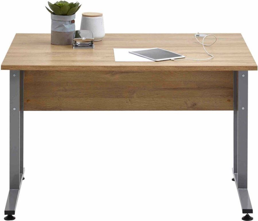 Bureau Nereus Oudeiken 160x80cm Hoekbureau Hoogte 75 cm