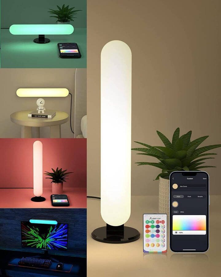 Bureaulamp App Besturing LED Lamp Besturing Via Alexa en Google Draadloos Verstelbaar