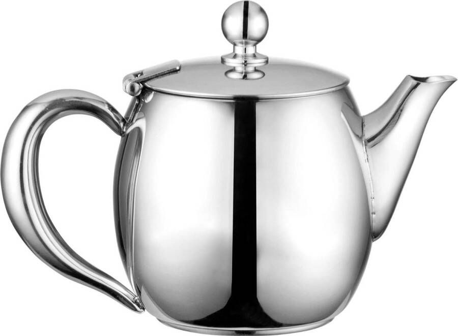 Buxton Theepot van hoogwaardig roestvrij staal 18 10 hoogglans gepolijst Brouwen Thee Drinken Druppelvrij Gieten Holle Handgrepen