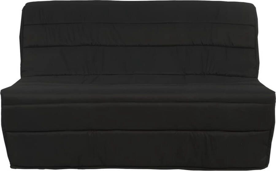 BZ bedbank van stof COWBOY II Zwart L 143 cm x H 89 cm x D 97 cm