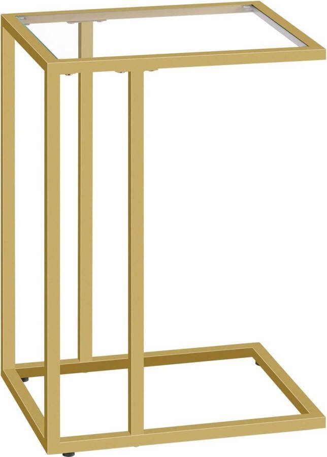 C-shaped side table